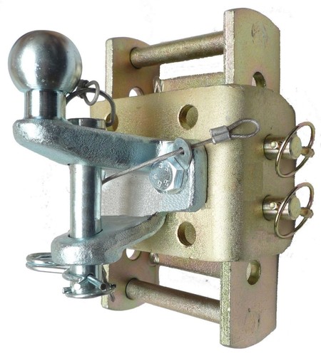 Adjustable tow hitch - tow, drop