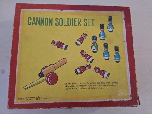 Vintage shackman wooden cannon - vintage,