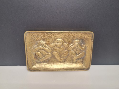Vintage brass three wise - vintage,