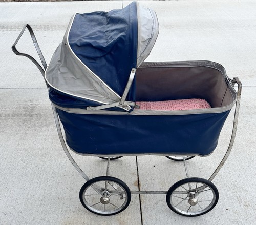 Vintage doll carriage stroller - vintage,