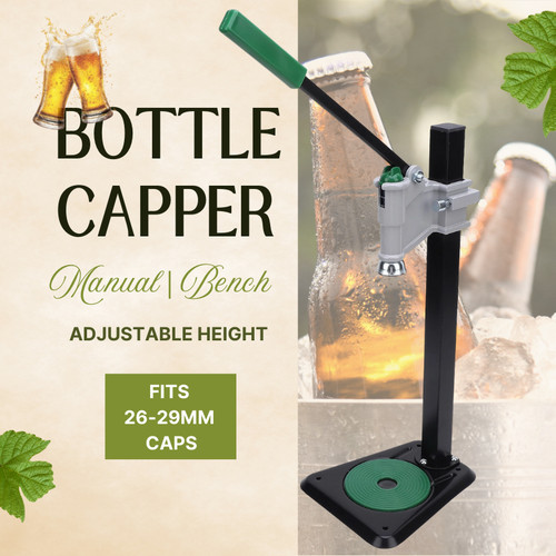 Manual bench bottle - bottle, capper