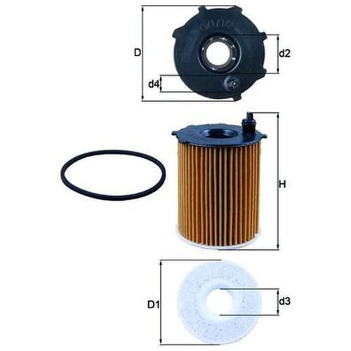 Oil filter for volvo - c30, 1.6