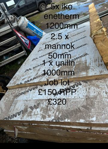 Mixed attic insulation boards - attic,