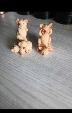 2 Leonardo Collection Pig Figurines Ornament