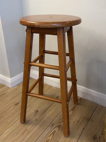 Vintage wooden stool made - stool, –