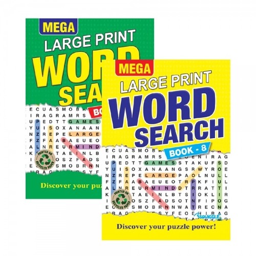 Large print wordsearch - large,