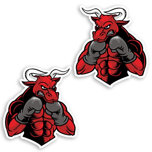 10cm boxing bull vinyl - boxing,
