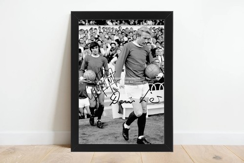 Denis law george best signed - denis,