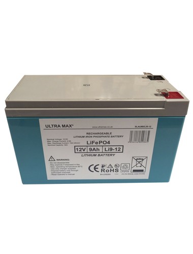 Ultramax lithium 12v 9ah - lithium,