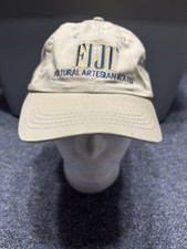 Vintage Fiji Water Adjustable Hat Cap Earth's Finest Water | FIJI WATER HAT