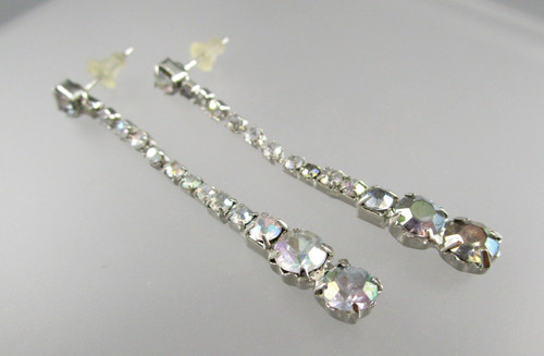 Silver tone dangling - silver, 1/4"