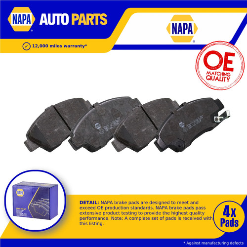 Brake pads set fits - brake, jazz