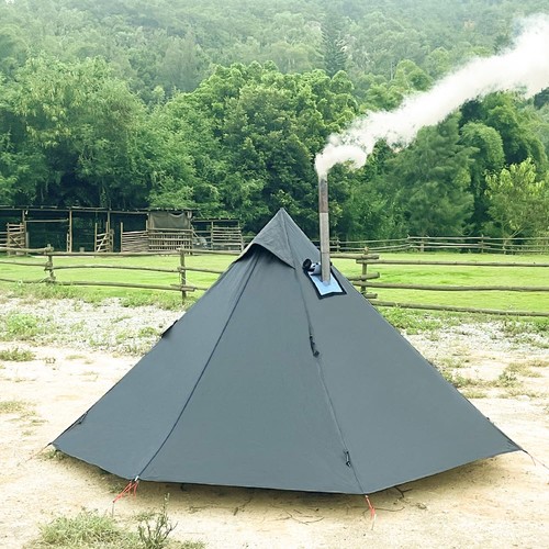 Hot tent person - tent,