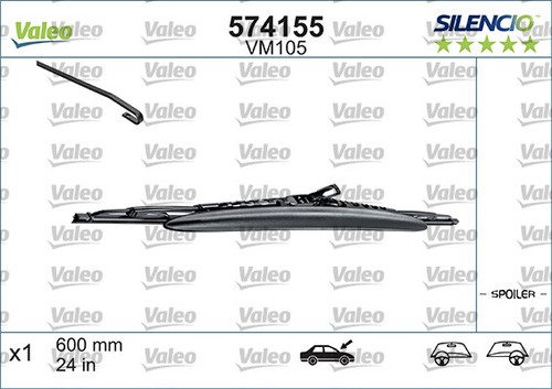 574155 valeo wiper - blade, for