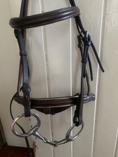 cob size brown leather bridle