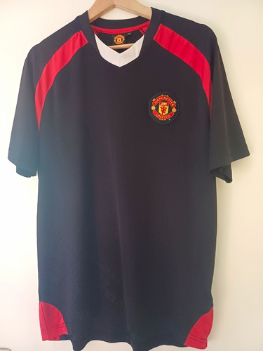 Man utd training shirt black - man,