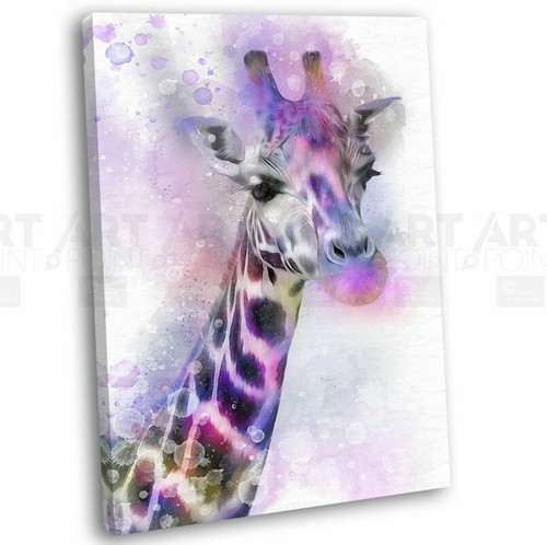 Giraffe colourful abstract - giraffe,
