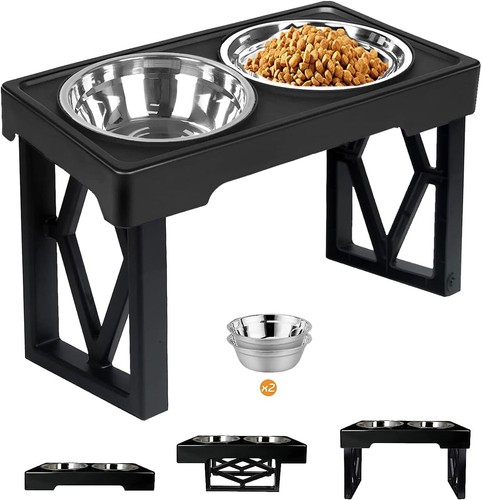 Raised dog bowls - raised, elevated