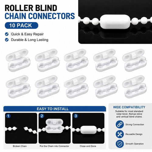 Pack roller blind chain - 10,