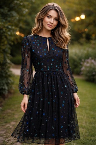 Monsoon susan embellished - embellished, midi