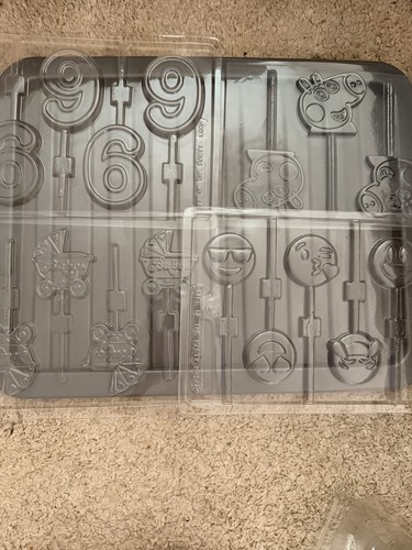 Chocolate lolly molds - x,