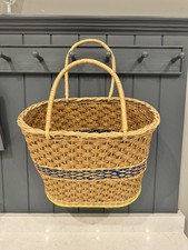 Vintage Wicker Woven Shopping