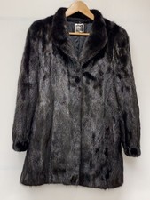 SAGA MINK Mink Fur Coat Black