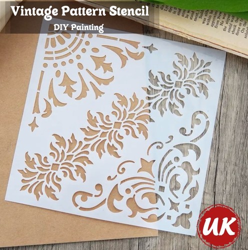 Vintage flower template - vintage,