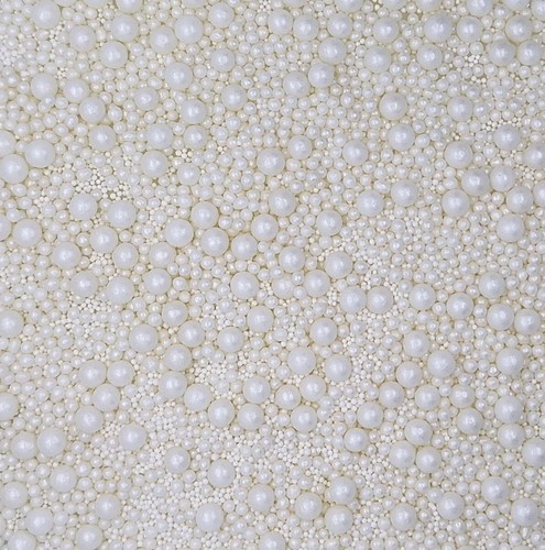 White pearl mix cupcake - pearl,