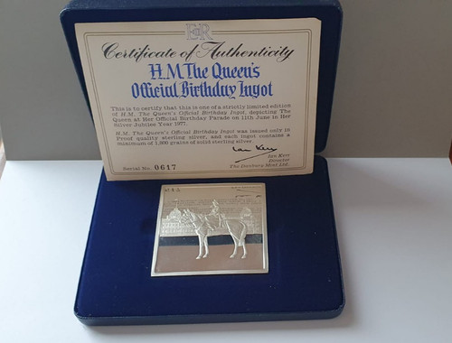 Very rare bullion bar - rare, h.m