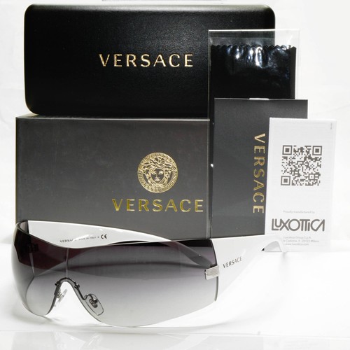 Versace sunglasses white grey - versace,