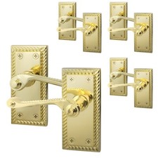 Polished Brass Georgian Scroll