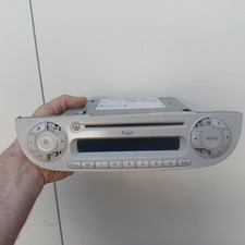 fiat 500 beige cream radio