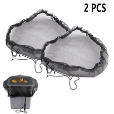 2Pcs 83CM Rain Net Lid Convenient Cover for Water Butts with Drawstring