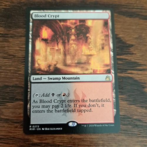 Mtg blood crypt - crypt, rvr