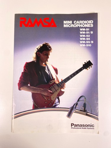 Ramsa panasonic mini cardioid - ramsa,