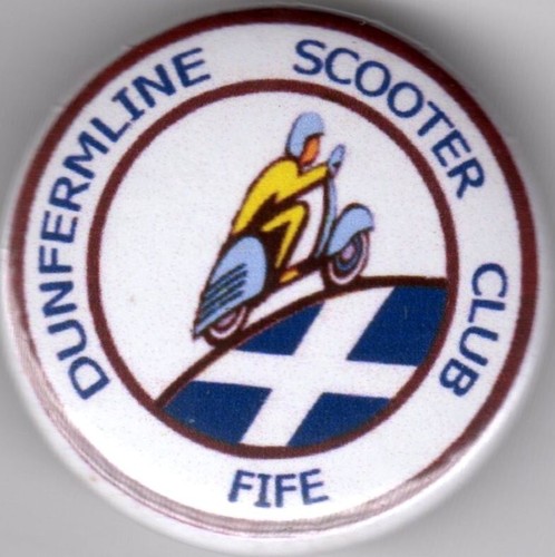 Dunfermline scooter club - dunfermline, pin