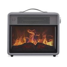 Swan Retro Fire Flame Effect, 1.8KW, Heater  Grey, SH27034