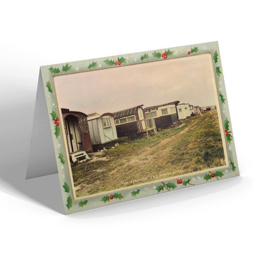 Christmas card vintage - card, sussex