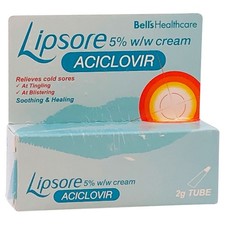 1x Cold Sore Cream 2g 5% w/w