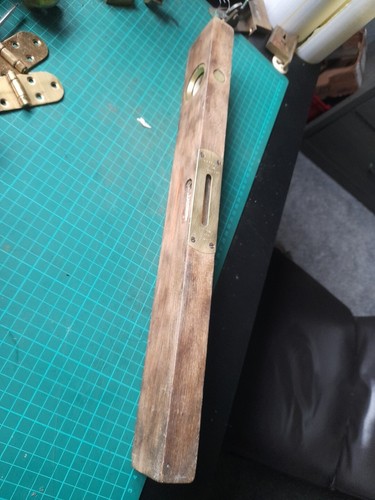 Vintage wooden and brass - vintage, j