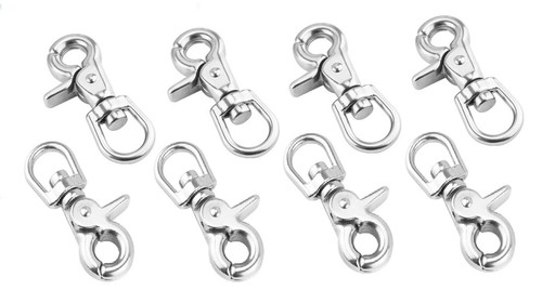 Pcs nickel silver swivel - 4,