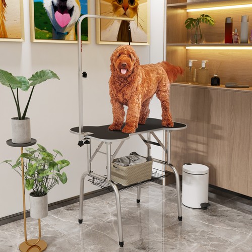 Pet foldable grooming table - foldable,