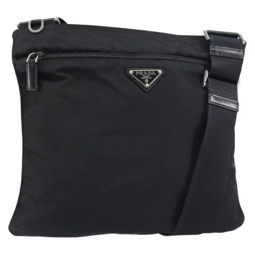 Prada shoulder bag nylon black - shoulder,