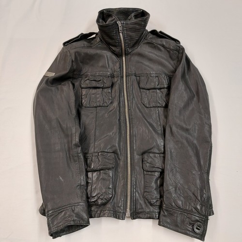 Superdry biker men black - superdry,