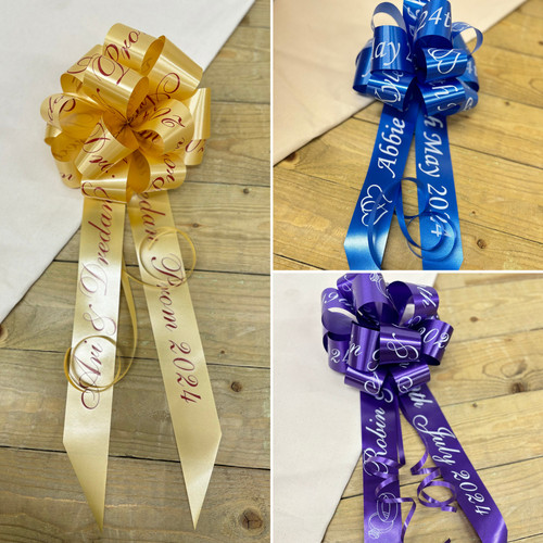 Personalised wedding car bow - wedding,
