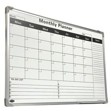 Monthly planner white board - monthly,