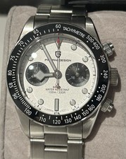 Pagani Design PD-1718 Chrono Panda Stainless Steel Seiko Quartz  Watch