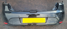 Renault Clio Mk4 2013-2016 Complete Rear Bumper Diffuser Fogs PDC Sensors Black