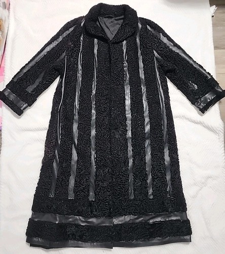 Mint black astrakhan - astrakhan, lamb